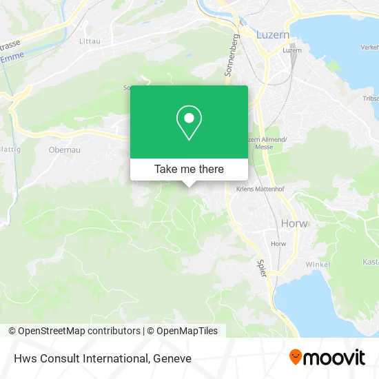 Hws Consult International map