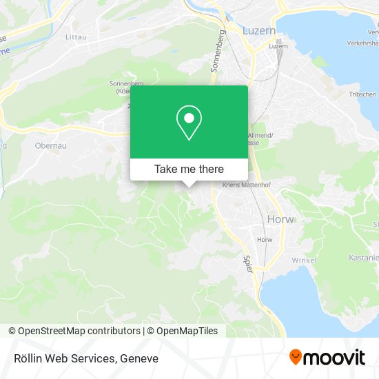 Röllin Web Services map