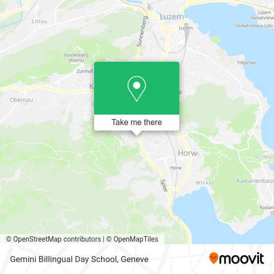Gemini Billingual Day School map