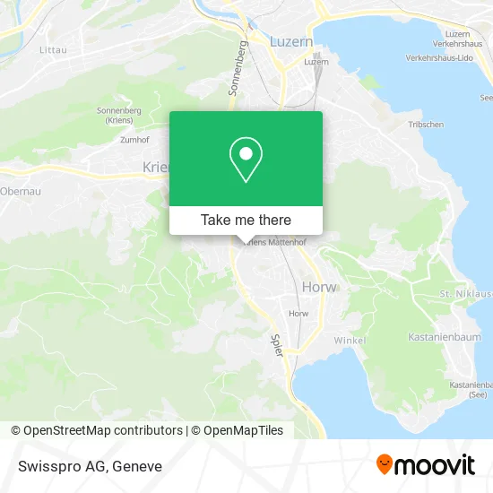 Swisspro AG map