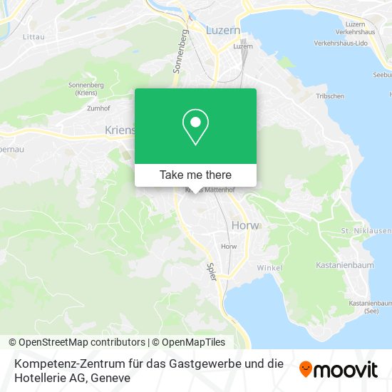Kompetenz-Zentrum für das Gastgewerbe und die Hotellerie AG map