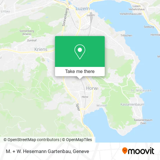 M. + W. Hesemann Gartenbau map