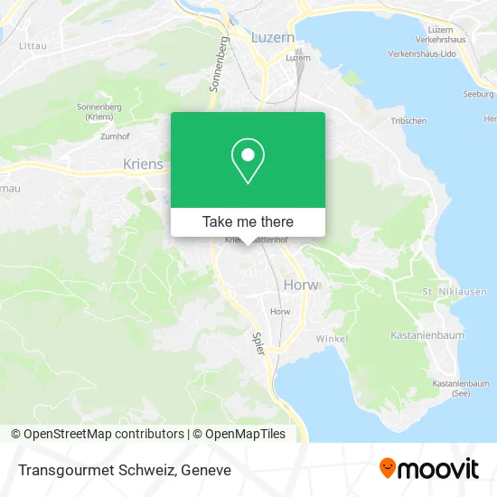 Transgourmet Schweiz map