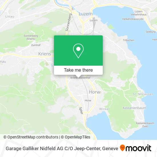 Garage Galliker Nidfeld AG C / O Jeep-Center map