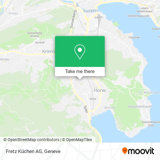 Fretz Küchen AG map