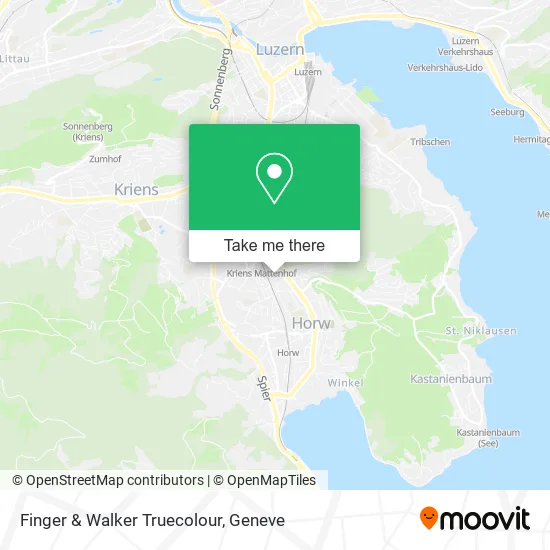 Finger & Walker Truecolour map