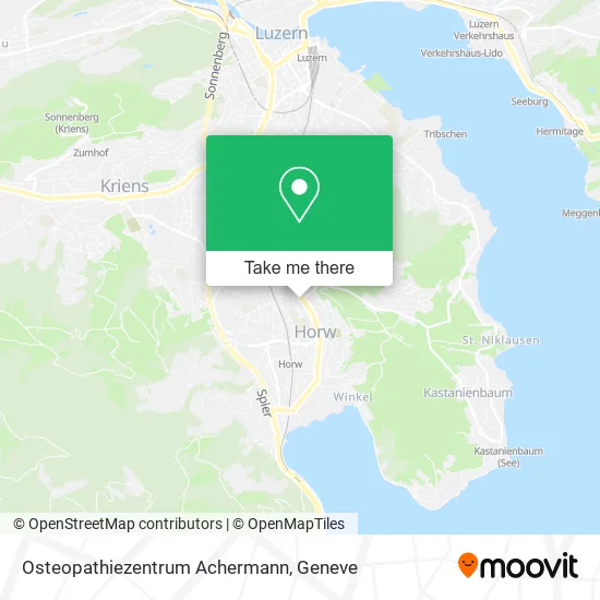 Osteopathiezentrum Achermann map