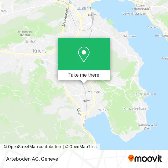 Arteboden AG map