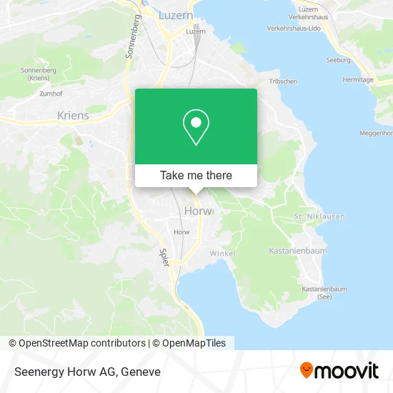 Seenergy Horw AG map