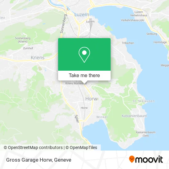 Gross Garage Horw map