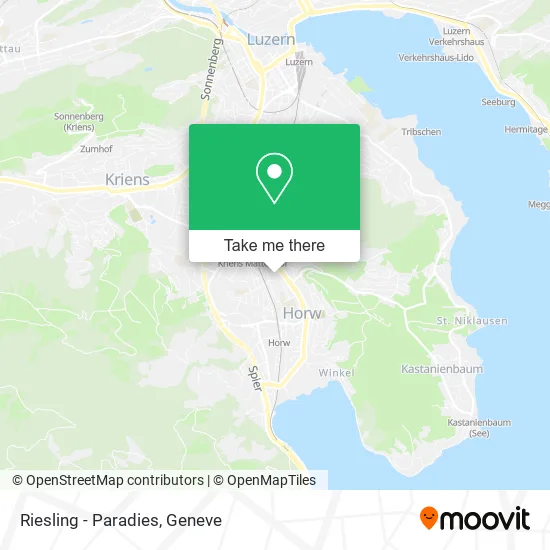 Riesling - Paradies map