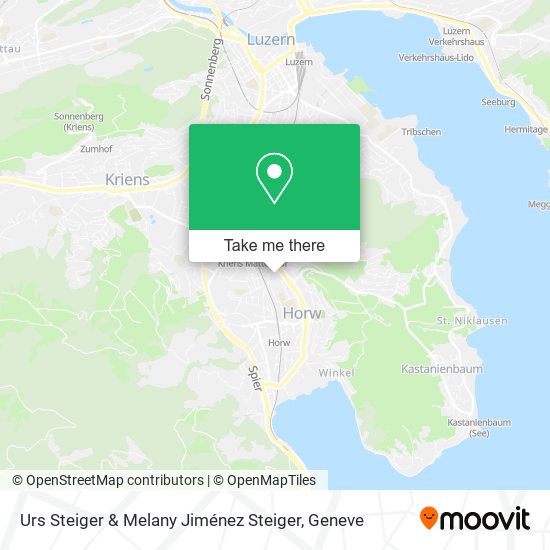 Urs Steiger & Melany Jiménez Steiger map