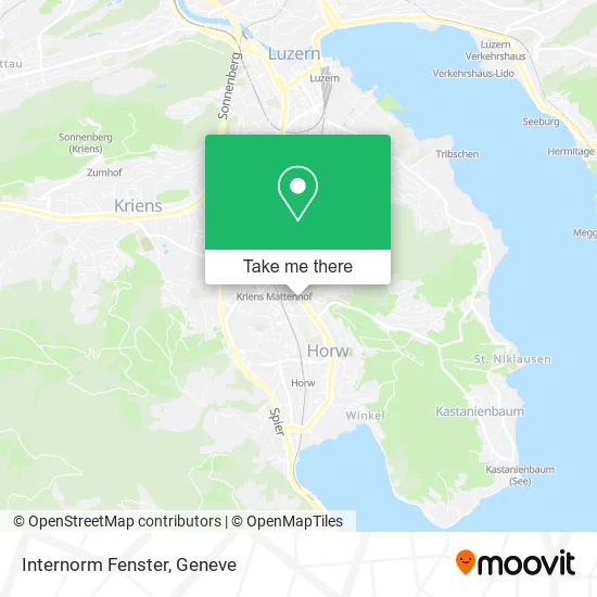 Internorm Fenster map
