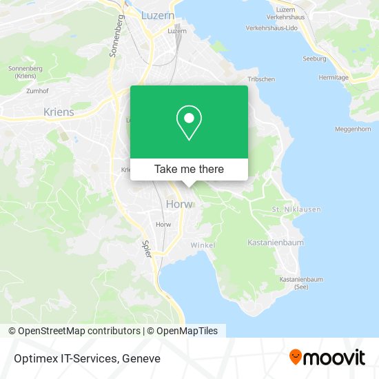 Optimex IT-Services map