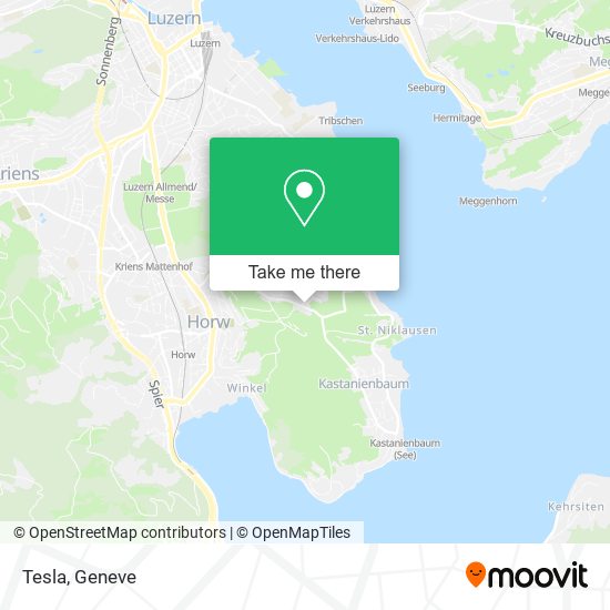 Tesla map