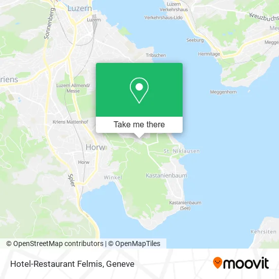 Hotel-Restaurant Felmis map