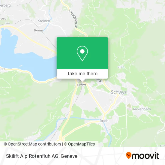Skilift Alp Rotenfluh AG map