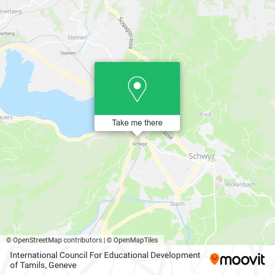 International Council For Educational Development of Tamils map