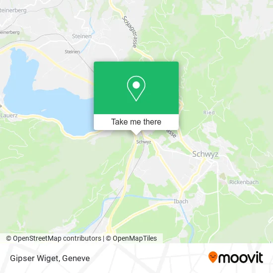 Gipser Wiget map