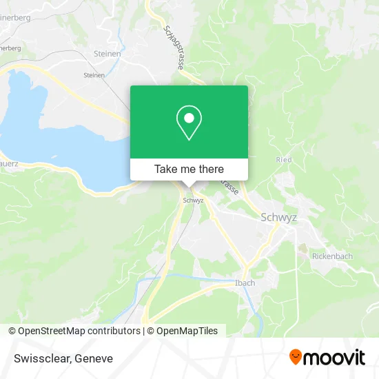 Swissclear map