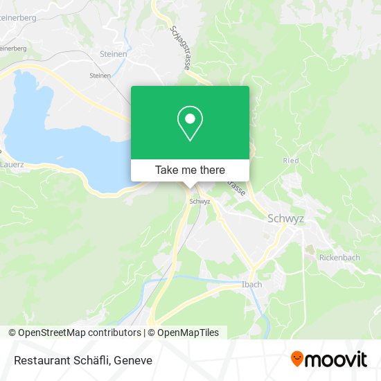 Restaurant Schäfli map