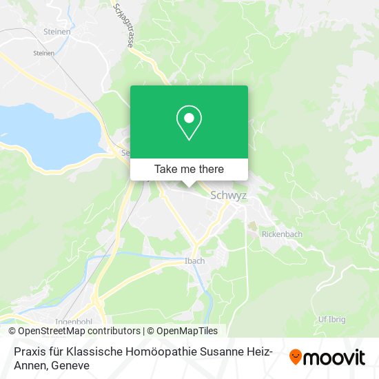 Praxis für Klassische Homöopathie Susanne Heiz-Annen map