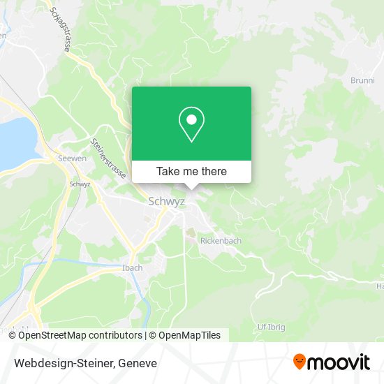 Webdesign-Steiner map