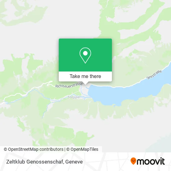 Zeltklub Genossenschaf map