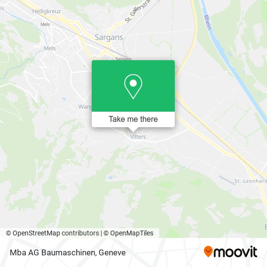 Mba AG Baumaschinen map