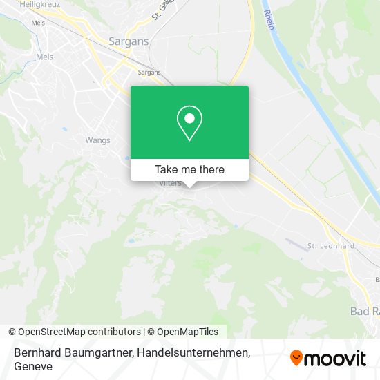 Bernhard Baumgartner, Handelsunternehmen map