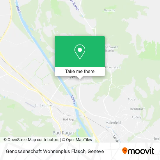 Genossenschaft Wohnenplus Fläsch map