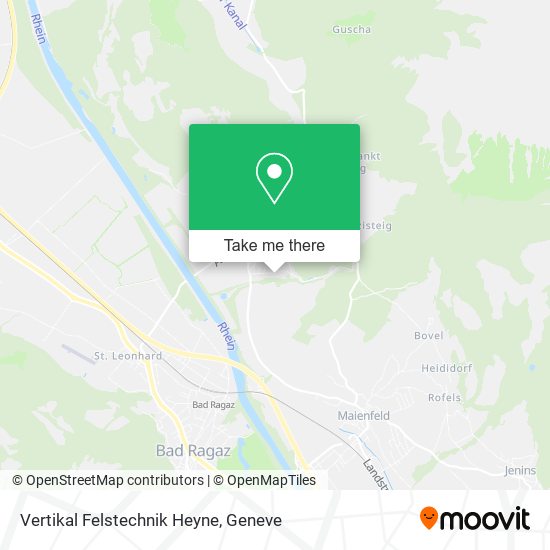 Vertikal Felstechnik Heyne map