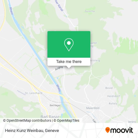 Heinz Kunz Weinbau map