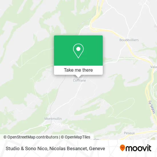 Studio & Sono Nico, Nicolas Besancet map