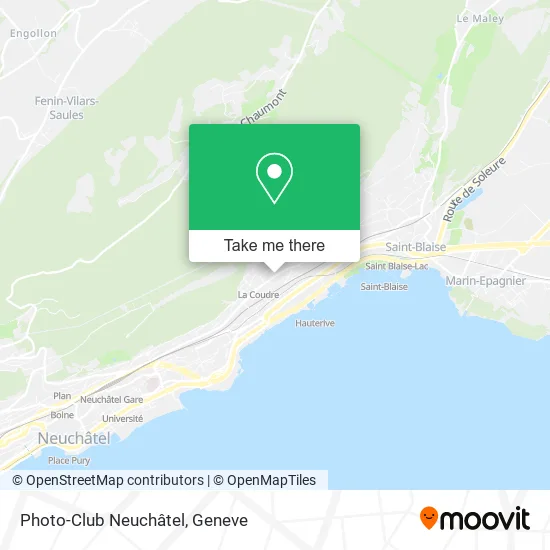 Photo-Club Neuchâtel map