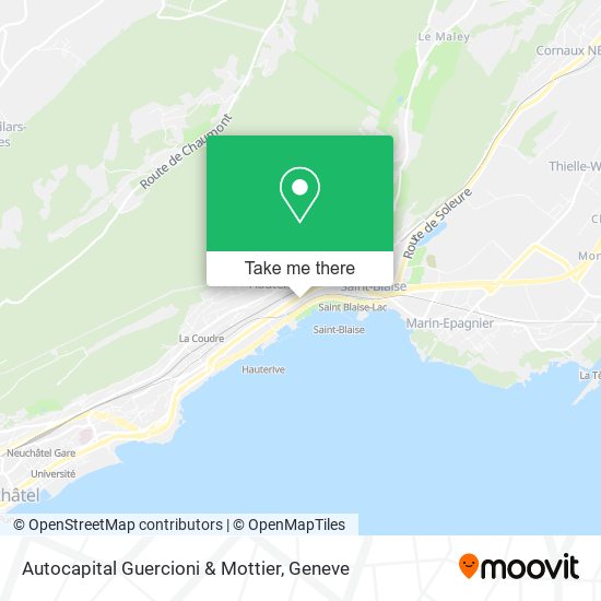 Autocapital Guercioni & Mottier map
