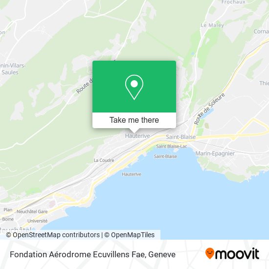 Fondation Aérodrome Ecuvillens Fae map