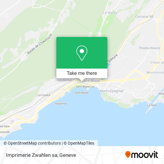 Imprimerie Zwahlen sa map