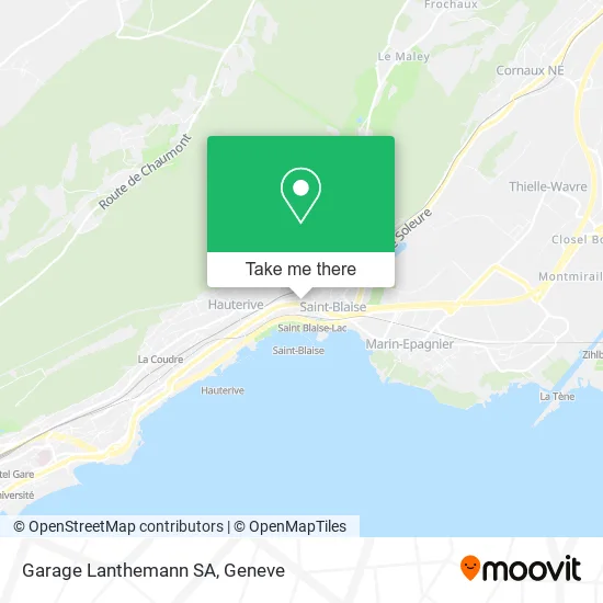 Garage Lanthemann SA map