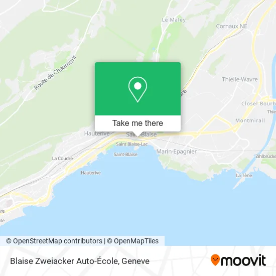 Blaise Zweiacker Auto-École map