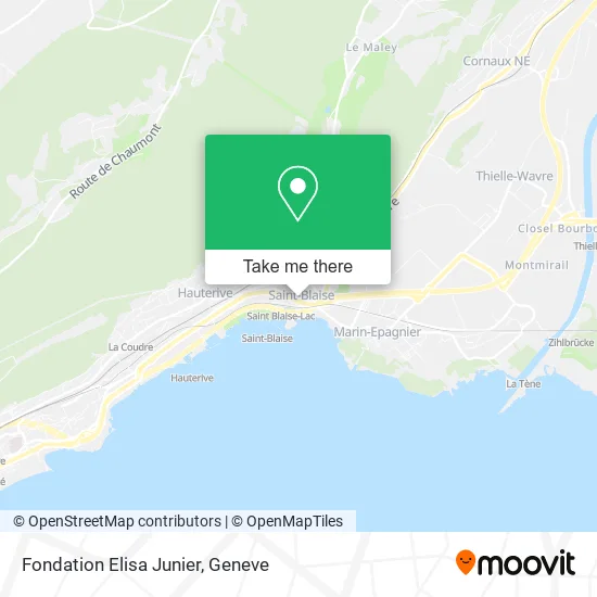 Fondation Elisa Junier map