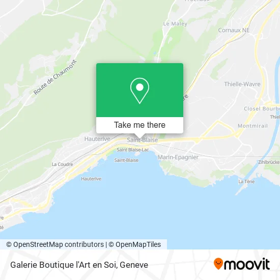 Galerie Boutique l'Art en Soi map
