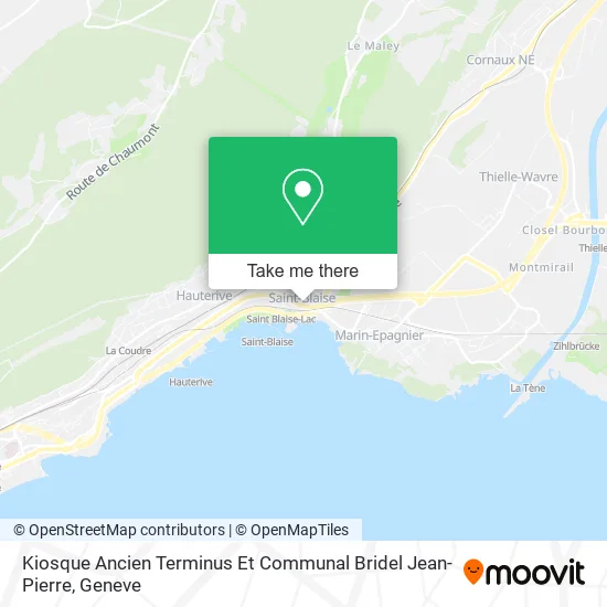 Kiosque Ancien Terminus Et Communal Bridel Jean-Pierre map