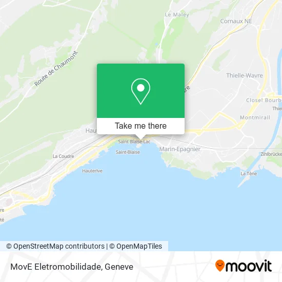 MovE Eletromobilidade map