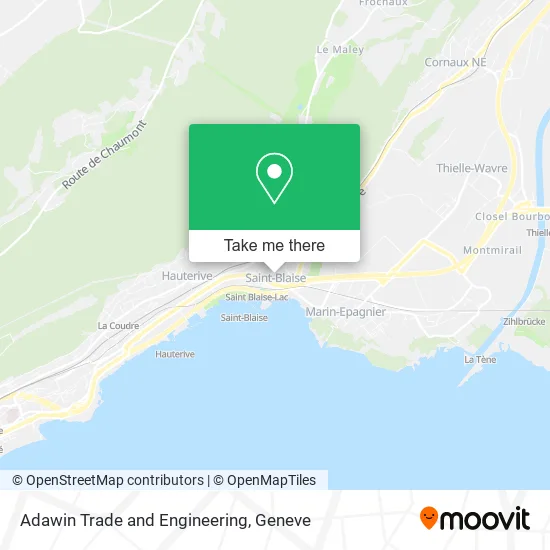 Adawin Trade and Engineering map