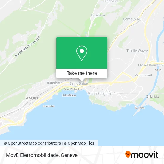 MovE Eletromobilidade map