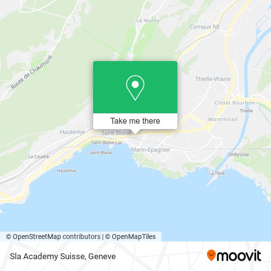 Sla Academy Suisse map