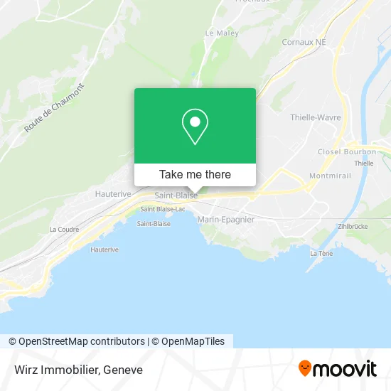 Wirz Immobilier map