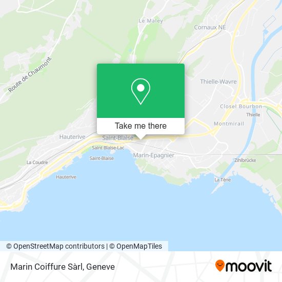Marin Coiffure Sàrl map