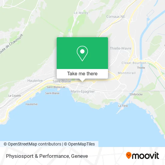 Physiosport & Performance map